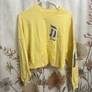 Disneyland spirit jersey Yellow Cropped